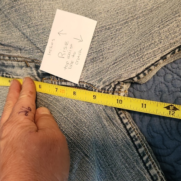 Signature Levi's Boot Cut Stretch Jeans ☆ Misses Sz 8 Short ☆ Vintage ☆ Awesome - Picture 8 of 14